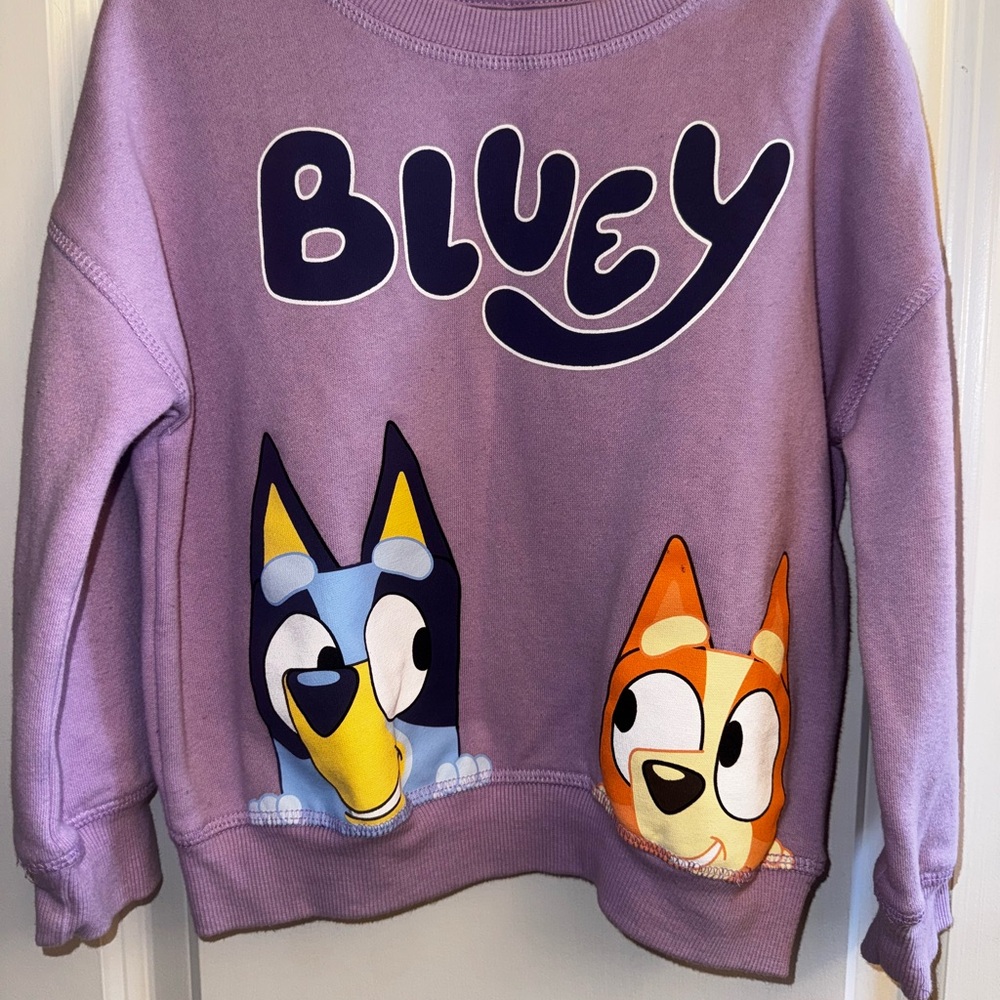 Bluey Kids Sweatshirt - Purple